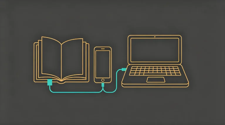 WgetCloud 品牌插画：云与线路的矢量意象，第三方整理页配图